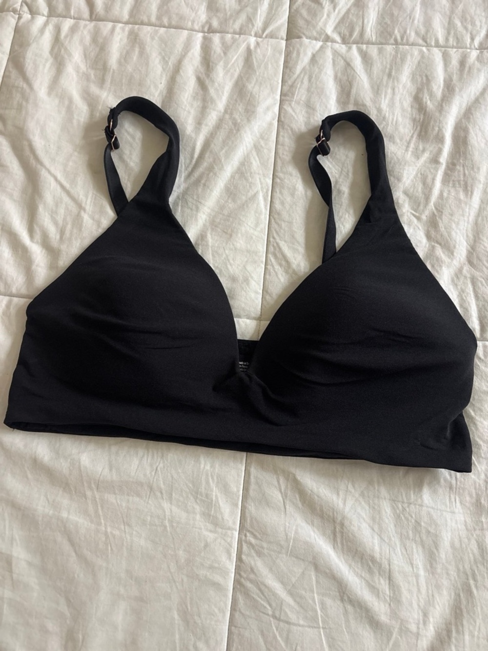 PINK Victoria's Secret Black Wireless Bralette
